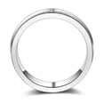 thumbnail image 4 of 5.5mm Men's Silver Band AAA CZ Engagement Wedding Party 925 Silver Ring Sz 6-12, 4 of 4
