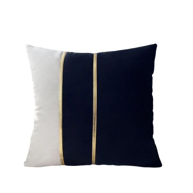 Advancent Funda de almohada para sofá y silla, funda de cojín con costuras, funda de almohada para oficina, dormitorio, hogar, sala de estar, Hotel, Decoración del hogar Negro Advancent HA078702-02