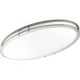 thumbnail image 1 of Progress Canada LED Oval Flush Mount in Brushed Nickel, 32.5-Inch, 1 of 2