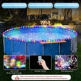 thumbnail image 2 of 65ft Solar Pool Lights for Above Ground Pools, 180 LED Solar Strip Lights Outdoor Waterproof with Remote, 8 Color Modes for Swimming Pool Frame and Trampoline Lights, 2 of 6