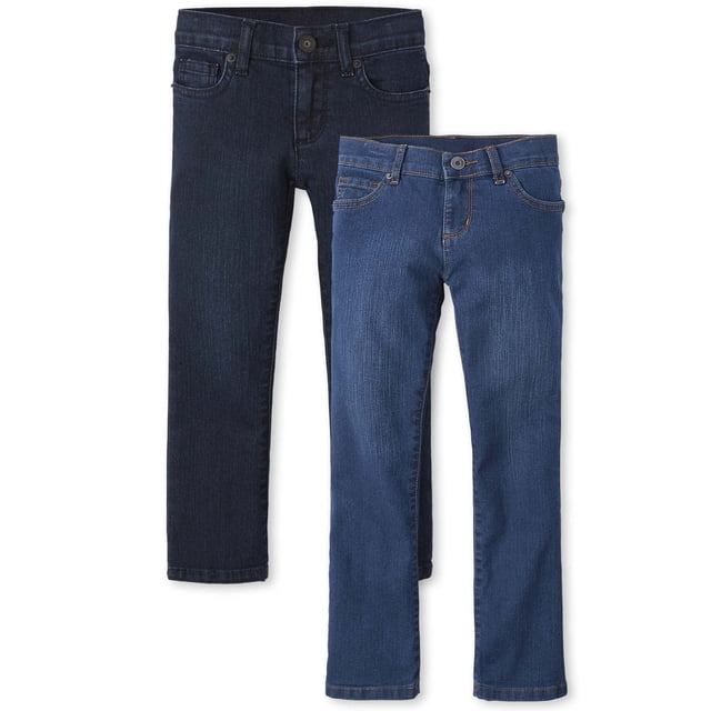 Jeans The Children's Place Basic Bootcut para niñas, paquete de 2