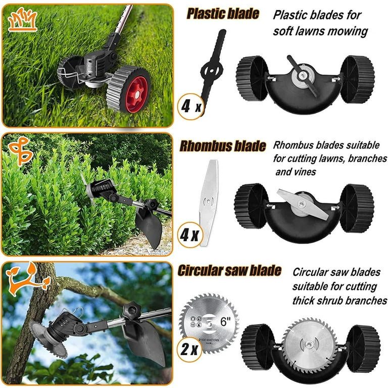 Small weed eater on wheels deals