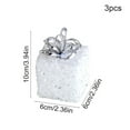 thumbnail image 2 of Árboles Decorativos para la Decoración Del Hogar, 3Pcs White Foam Christmas Ornaments 8cm Lightweight Shatterproof Tree Decorations, Festive Party Home Decor, Ornamentos Blancos para el Árbol de Navid, 2 of 8