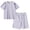 2-Light Purple, variant on Women's Summer Scrub Patient 2 Piece Outfits Round Neck Short Sleeve and Elastic Waist Bermuda Shorts Detachable Easy Take off Soft Comfort Basic Two Piece Short Outfits 2-Purple XXL