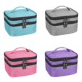 thumbnail image 6 of Double Layers Nail Polish Organizer Make Up Bag Manicure Accessories Holder Portable Makeup Access, 6 of 8