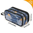 thumbnail image 4 of FORMRS Pencil Case with 3 Compartments School Large Capacity Zipper Pen Pouch Stationery Organizer, Blue Night Sky, 4 of 8