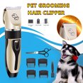 thumbnail image 1 of Pet Clipper Grooming Hair Rechargeable Low Noise for Small Dogs Cats USB Rechargeable Powerful Motor, 1 of 6