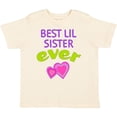 thumbnail image 3 of Inktastic Best Lil Sister Ever Girls Toddler T-Shirt, 3 of 5
