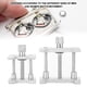 thumbnail image 4 of Herramienta de reparación de relojes para cambiar pilas y quitar correas de reloj 2 soportes de movimiento de reloj de metal soporte universal para quitar abrazaderas de ANGGREK Otros, 4 of 8
