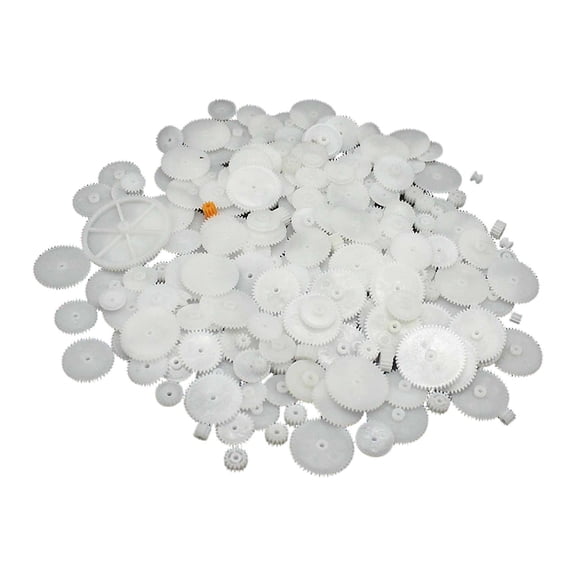 Juego de 200 piezas de engranajes pequeños, surtido de módulos, repuestos para motores, piezas para proyectos de bricolaje, , motores de ,