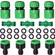 thumbnail image 2 of 1/2'' ABS Garden Irrigation Watering Hose Quick Connectors Kit Tubing Coupling Adapter Joint Extender Set for Car Wash Fitting He Qiyong unisex, 2 of 2