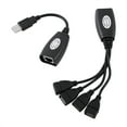 thumbnail image 3 of Câble d'Extension 4 Usb vers Rj45 Adaptateur 4 Usb vers Rj45 Adaptateur d'Extension Usb 4 Ports Usb 2.0 vers Rj45 Hub Ethernet Câble d'Extension, 3 of 8
