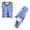 Blue, variant on Cethrio Boys Thermal Pajama Sets, Sleeveless Fall Winter Warm 2 Piece Boys' Sleepwear Blue Size 10-12T