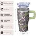 thumbnail image 3 of 20OZ Unicorn Themed Cup with Handle Stainless Steel Travel Tumbler Ideal Gifts for Women Unicorn Fans Suitable for Birthday Christmas and Poolside Relaxation, 3 of 6