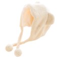 thumbnail image 2 of 1pc Otoño e Invierno Sombrero suave Dibujos animados Mujer Gorra cálida Encantadora orejeras Sombrero, 2 of 6