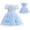 Ice Queen, variant on Little Girls Ariel/Aurora Princess Dress Casual Halloween Birthday Tulle Skirt