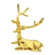 thumbnail image 1 of Escultura de ciervo, estatua de animal para decoración del hogar, obra de arte para sala de estar, colección de dormitorio, centro de mesa, regalos, Oro claro, 1 of 8