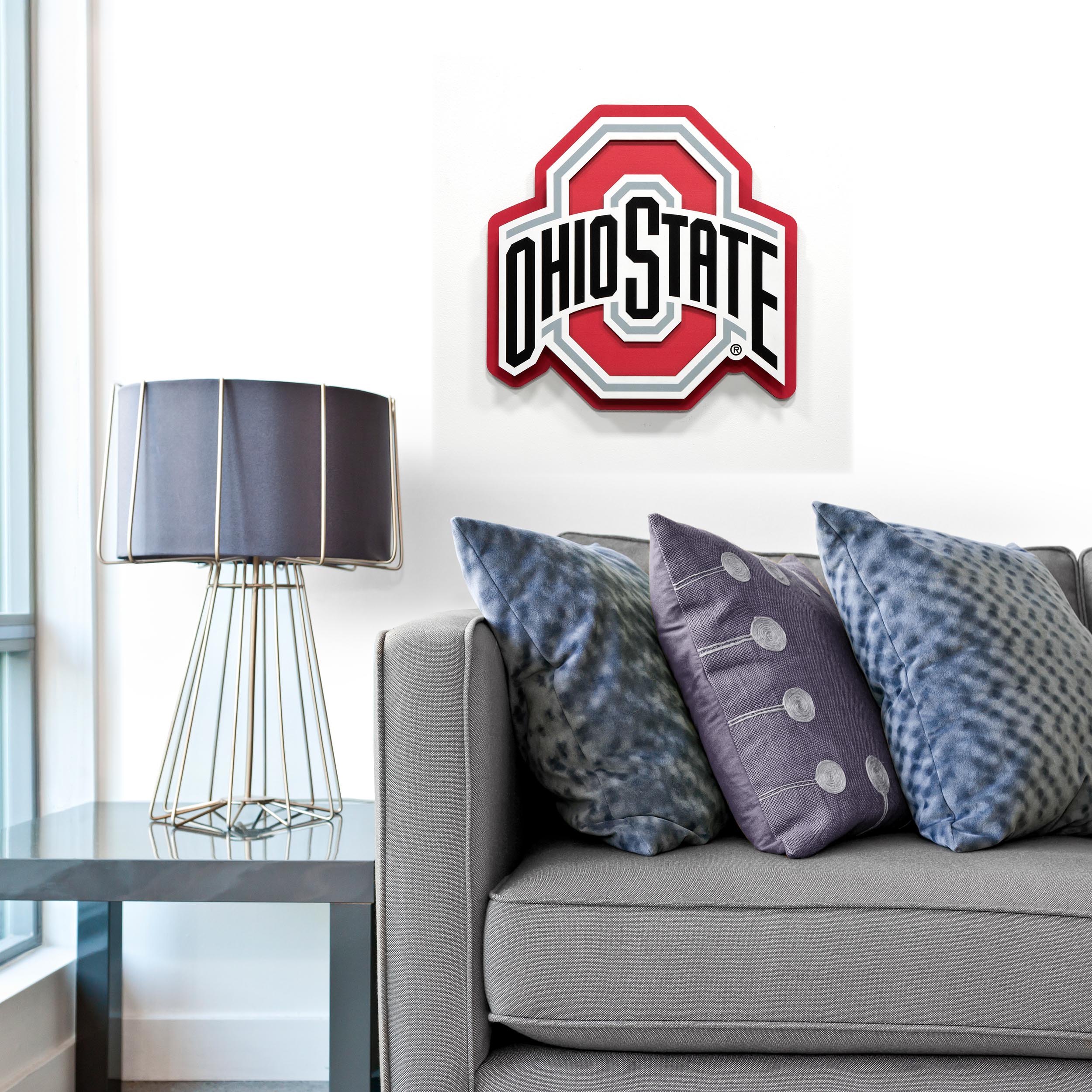YouTheFan NCAA Ohio State Buckeyes 3DX Die Cut Wall Art