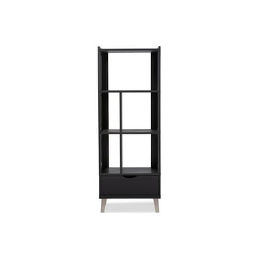 Baxton Studio Kalien Bookcase in Espresso