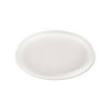 Plastic Lids for Foam Cups Bowls and Containers, Flat, Vented, Fits 12-60 oz, Translucent, 500/Carton
