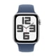 thumbnail image 2 of Apple Watch SE2 GPS 40mm con Caja Aluminio Plateada y Correa Deportiva Azul Reacondicionado, 2 of 7