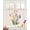 Pink, variant on Colorful Tulips Floral Sheer Curtains 39 Inch Length 2 Panels Set for Living Room/Bedroom, Modern Art Watercolor Farmhouse Kitchen Curtains Grommet Semi-Sheer Curtains Window Treatments 27.5"x39"x2
