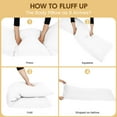 thumbnail image 7 of CshidWorld Full Body Pillow Insert for Adults - Breathable & Soft Support, 20x54 Inches, Long Bed Pillow for Side Sleeper, White, 7 of 7