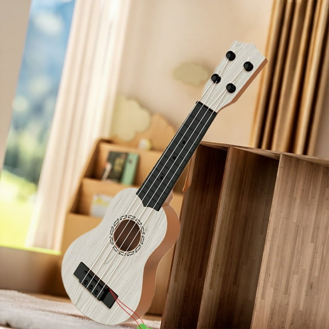HIGERH Simulated Ukulele Toy for Kids | Educational Musical Instrument with Adjustable Strings | Plastic Abs Construction for Early Music Learning & Skill Development