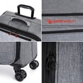 thumbnail image 2 of Swiss Mobility -YYZ Collection - VALISE SOUPLE AVEC ROUES DOUBLES 360° - GRIS FONÇÉ, 2 of 5