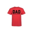 thumbnail image 2 of Instant Message - Dad The Real Superhero - Men's Short Sleeve Graphic T-Shirt, 2 of 6