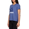 thumbnail image 3 of Reebok Women's Ultimate Slinky Jersey Logo Cropped Tee, 3 of 4