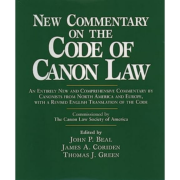 Pre-Owned New Commentary on the Code of Canon Law, 9780809105021, 0809105020, Hardcover, 1 edition
