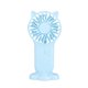 thumbnail image 2 of Ventilador de Mano, Pequeño y Portátil con 3 Velocidades, Recargable Por Usb, Funciona con Pilas, Ideal para Exteriores, Interiores, Oficina y Viajes., 2 of 7