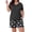Black White Koala, variant on Womens Pajama Sets Plus Size 2 Piece Short Sleeve Shorts Lounge Sets with Pockets