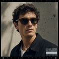 thumbnail image 4 of Round Horn Rim Sunglasses Retro Hipster Vintage Keyhole Bridge / Brown - Green, 4 of 7