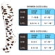 thumbnail image 4 of 7 pares de calcetines de compresión médicos para mujeres y hombres, calcetines hasta la rodilla de soporte para correr, enfermeras, viajes, 7/8 pares, 4 of 5