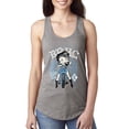 thumbnail image 1 of Wild Bobby, Biker Betty Boop MC Motorcycle Club 1930 Betty Boop Ladies Racerback Tank Top, Heather Grey, X-Large, 1 of 5