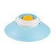 thumbnail image 2 of Juguete rompecabezas para perros, dispensador de golosinas, juguetes de enriquecimiento, bandeja de golosinas con succión Azul amarillo, 2 of 9
