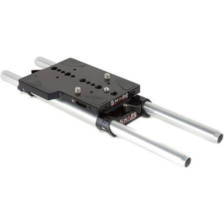 UPC: 0629266007273 | Baseplate with 15mm Rod System for Canon C200 Camera