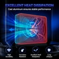 thumbnail image 7 of ZHAO Car Subwoofer amplifier, Black 10" Large-caliber subwoofer with Blue LED Ambient Light, High/Low Level Input for Car/Truck, 7 of 7