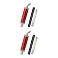 thumbnail image 2 of Riwesomey Silenciador de escape universal para motocicleta de 2 ciclos Eficiente y duradero Rojo Rojo 2piezas, 2 of 4