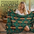 thumbnail image 5 of Sacred Thread Fleece Blanket South Western, Reversible Mexican, Vibrant Aztec Blankets and Throws for Aztec Decor for Home (Lake Flannel / Flannel) (King (87''x95''), 5 of 9