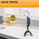 thumbnail image 4 of Mini Trípode de Diseño Mejorado con Bluetooth, Portátil, Telescópico, Multifuncional, Rotación de 360°, para Selfies para Teléfono, Color Negro A, 4 of 5