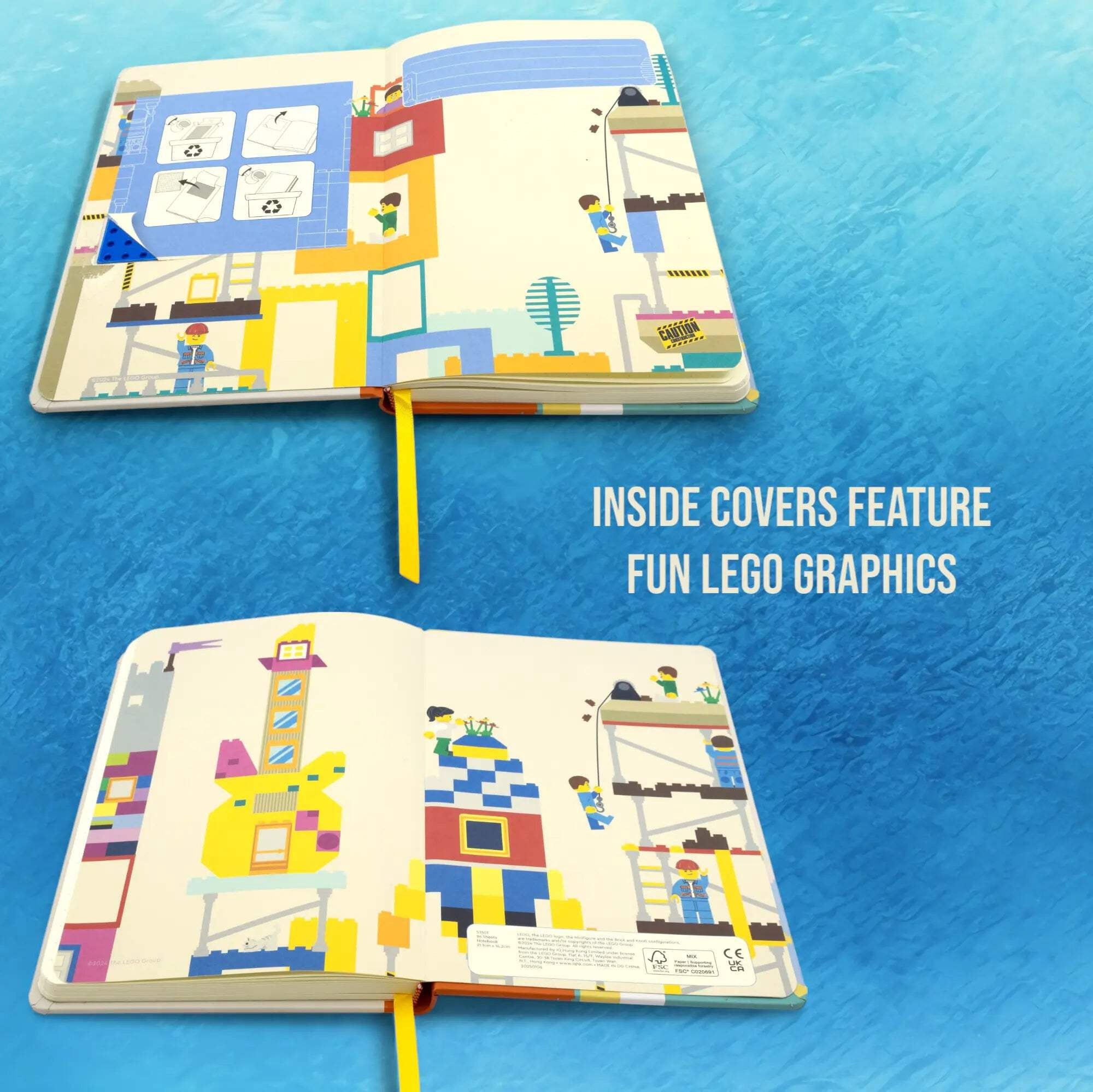 LEGO Stationery Thoughts Reclaim & Recycle Dotted Notebook with Gel Pen (53501)