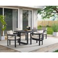 thumbnail image 2 of Fresca 5PC Standard Height Dining Set in Dark Grey Table and Four Chairs, 2 of 7