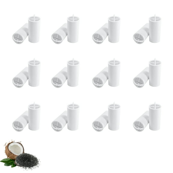 Charcoal Water Filter Replacements for Drinkwell 360 Pet Water Fountain By NISPIRA, 24 Filters