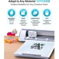 thumbnail image 3 of Silhouette America Cameo 5 Alpha (α) - Smart Cutting Machine for Print & Cut - Quiet Operation with AutoBlade, Studio Software, Cutting Mat, Vinyl, Paper & Fabric Compatible - Bianco Carrara, 3 of 8