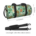 thumbnail image 2 of Fotbe Christmas Donuts Pattern Foldable Sports Gym Bag with Wet Dry Pocket, Travel Bag, Large Capacity Duffel Bag, Splash Proof Carry on Bag, Overnight Bag, Weekender Bag, 2 of 6