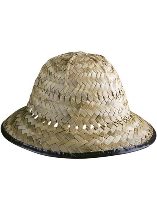 Adult Safari Straw Pith Hat
