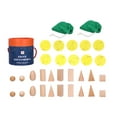 thumbnail image 2 of Educational Sensory Toy, Montessori Shape Matching Toy Healthy Professional Geometric  For Kids Playing For Early Learning, 2 of 8